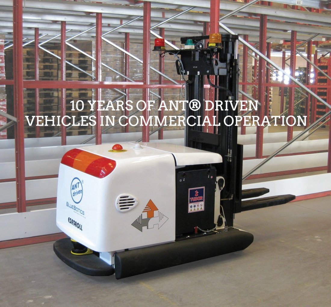 BlueBotics Celebrates 10 Years of ANT Vehicle Ops