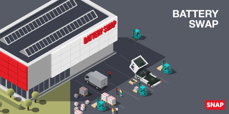 Eco-friendly truck park of the future