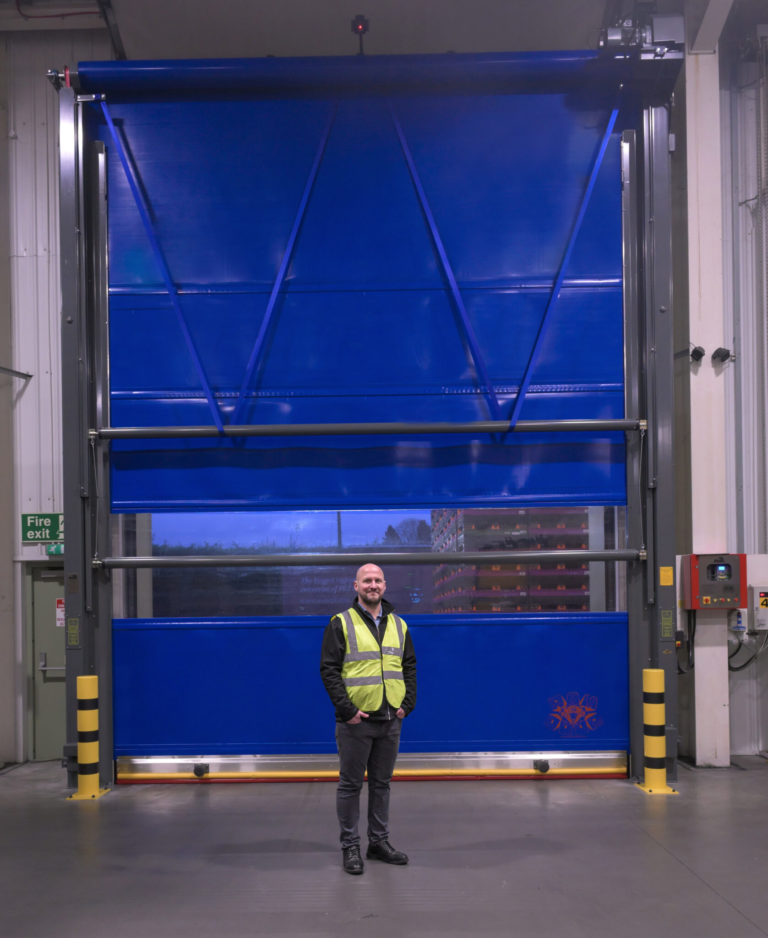 Bespoke Industrial Door Installed