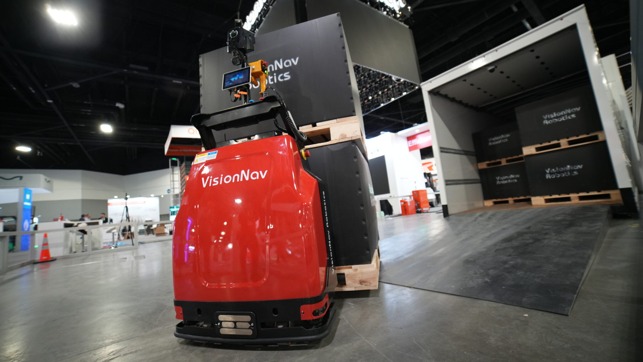 Trailer Truck Loading, Unloading