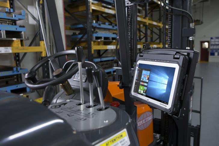 Turnkey mounting solution for forklift fleets
