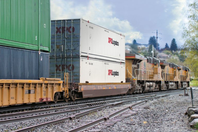XPO road-rail freight solution for Wavin
