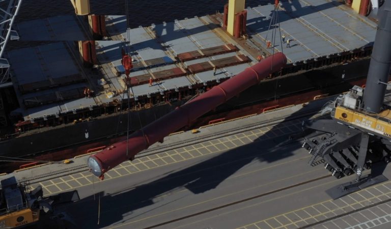 Autoclaves transported from Germany to Uzbekistan