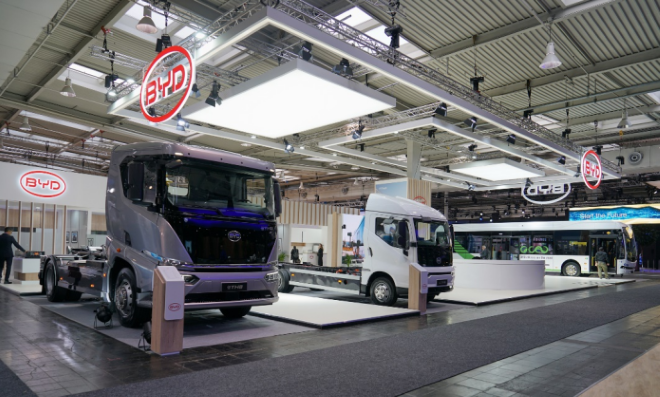 BYD debuts new zero-emission trucks