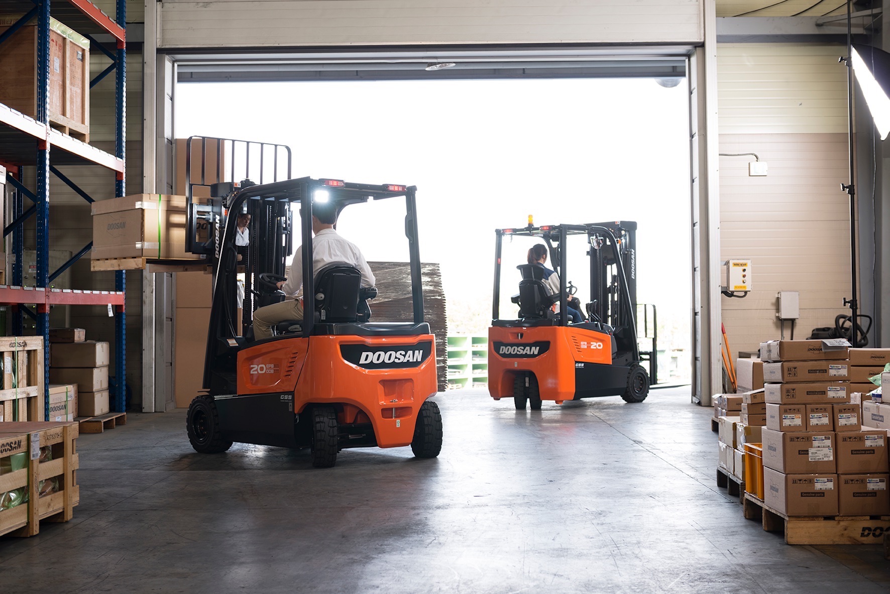 Doosan upgrades electric forklift range 
