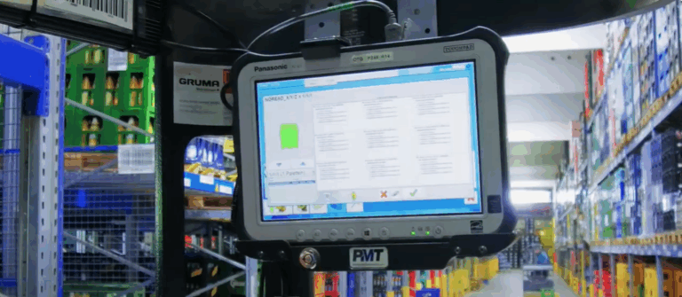 Rugged, Forklift-Mounted Tablet