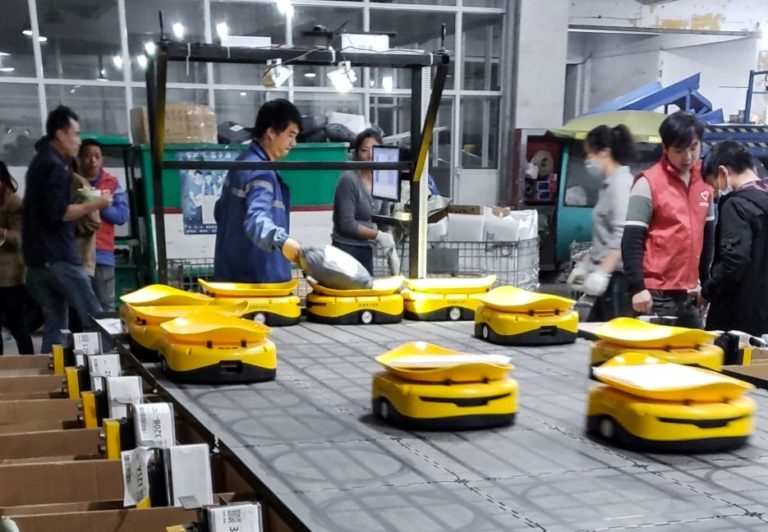 Mini Yellow’ sortation robots help ZTO meet the demands of ‘singles day’ 