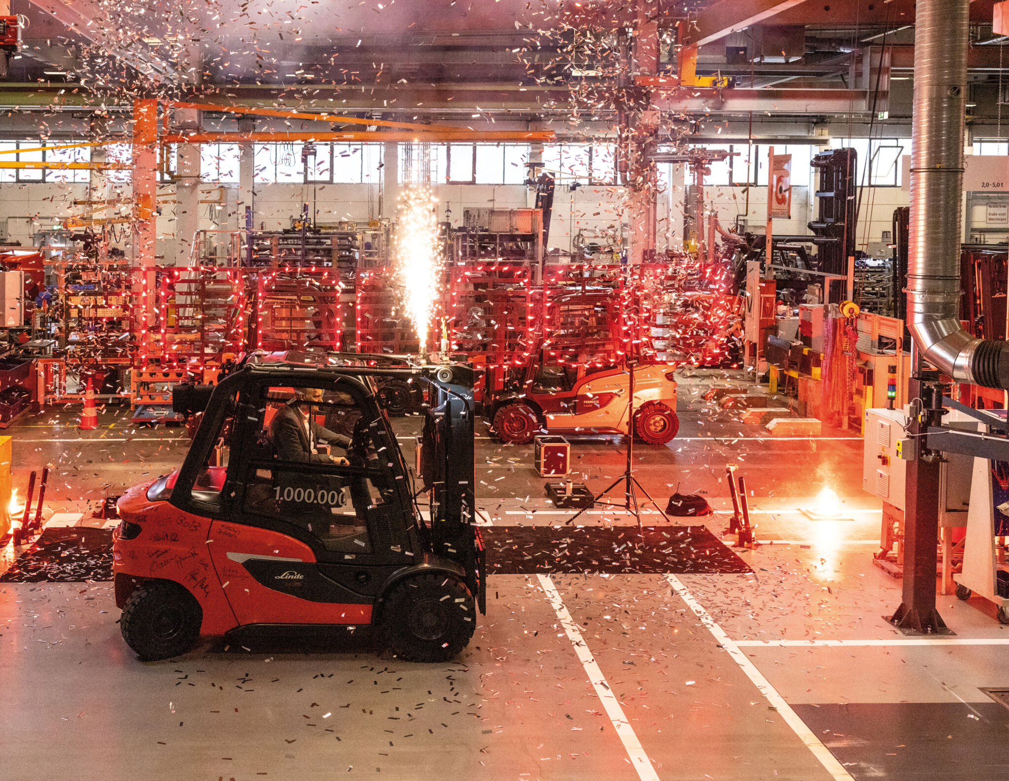 One-millionth Linde truck rolls out of Aschaffenburg