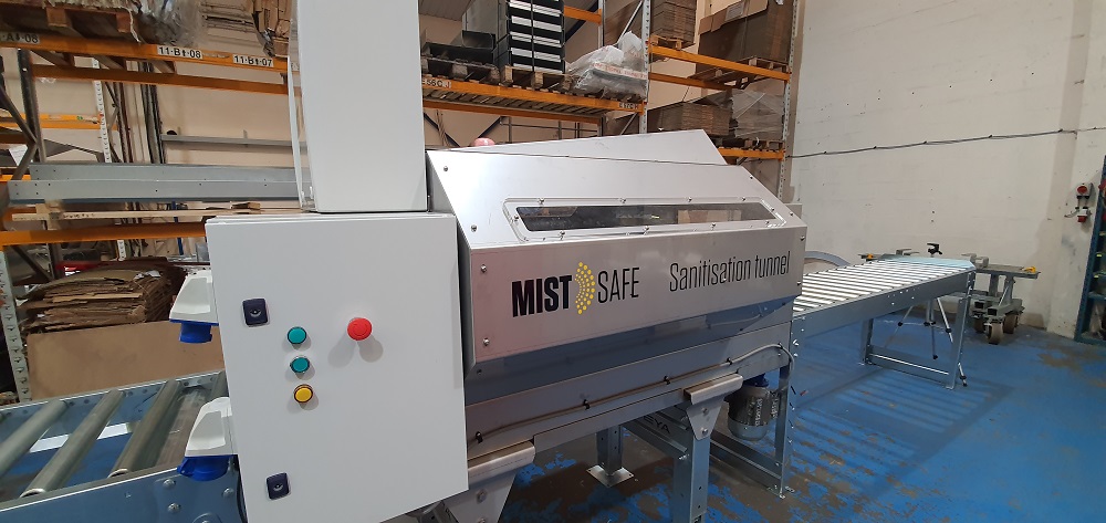 Coveya Launches Conveyor Sanitiser Unit for Cartons and Boxes