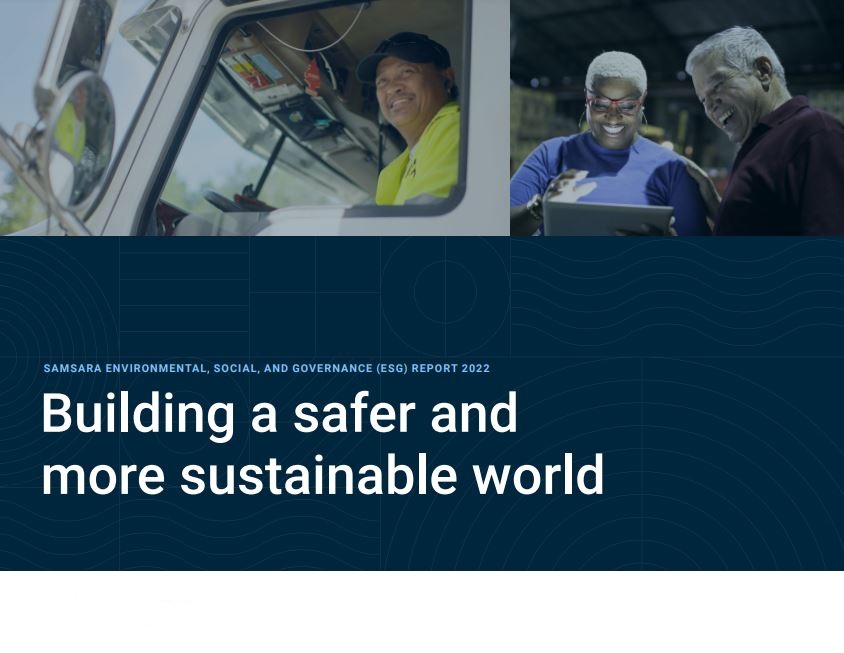Samsara publishes inaugural ESG report