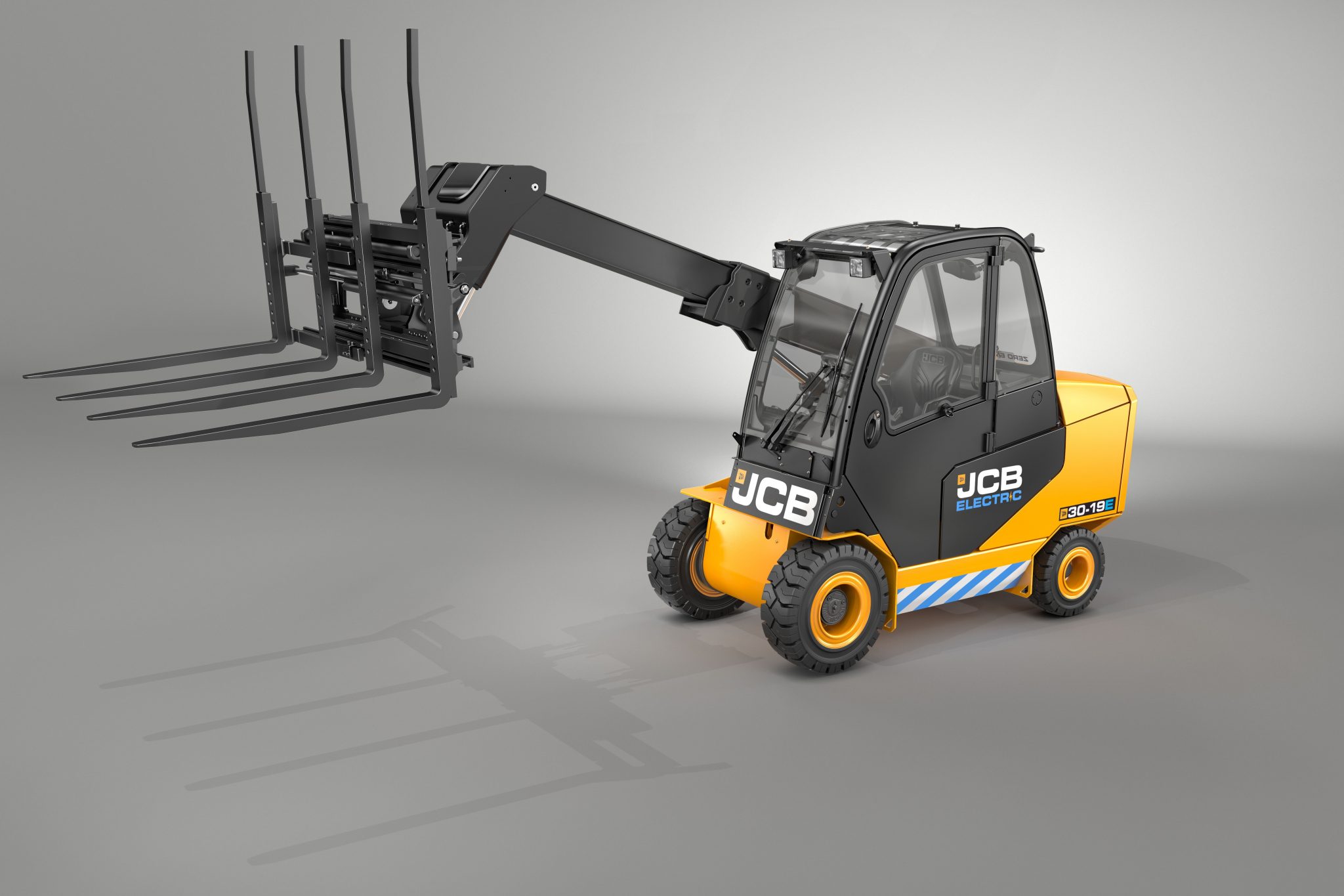 JCB New Electric-Powered Teletruk at IMHX 2019