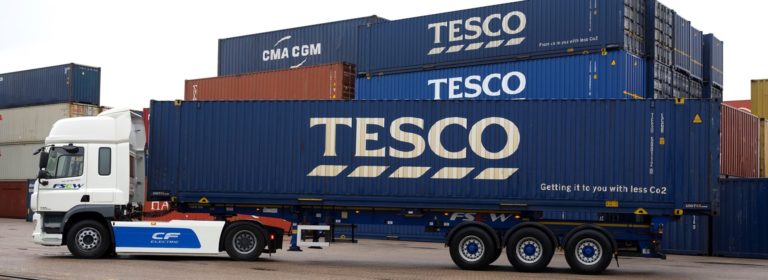 Tesco rolls out electric articulated HGVs