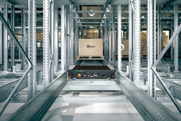 New Developments in 4-Way Pallet Shuttle Automation MOVU Atlas LogiMAT