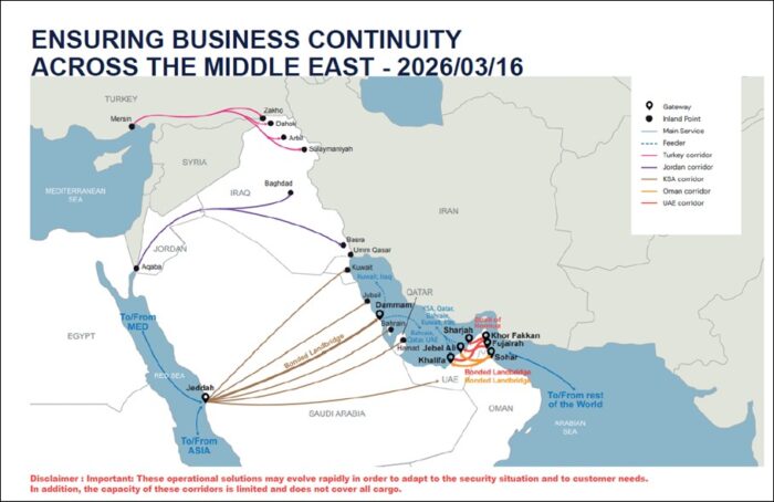 multimodal routes in the Gulf