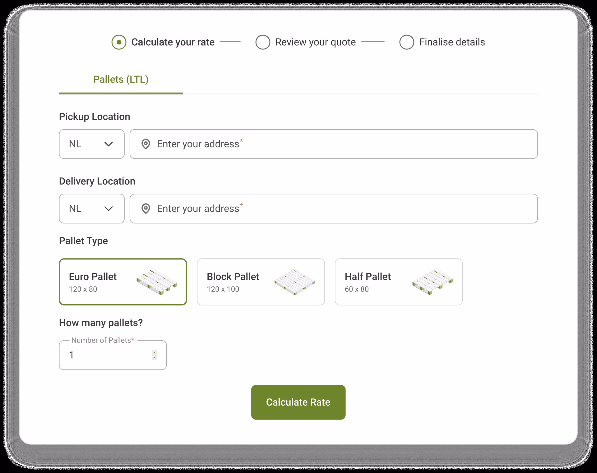New Pallet Transport Service Launched
