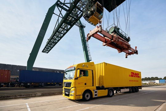 Formula 1 Introduces Rail Freight DHL