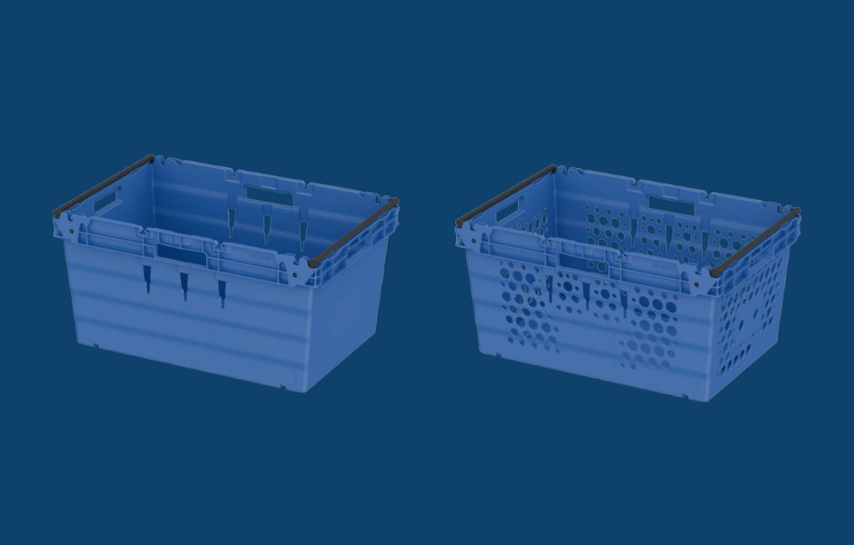 Bale Arm Crates Maximise Space
