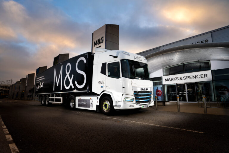M&S Steps Towards Net Zero with New DAF Electric Trucks