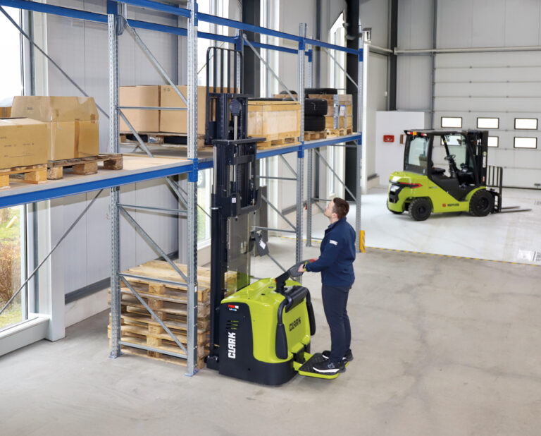 electric high-lift pallet truck