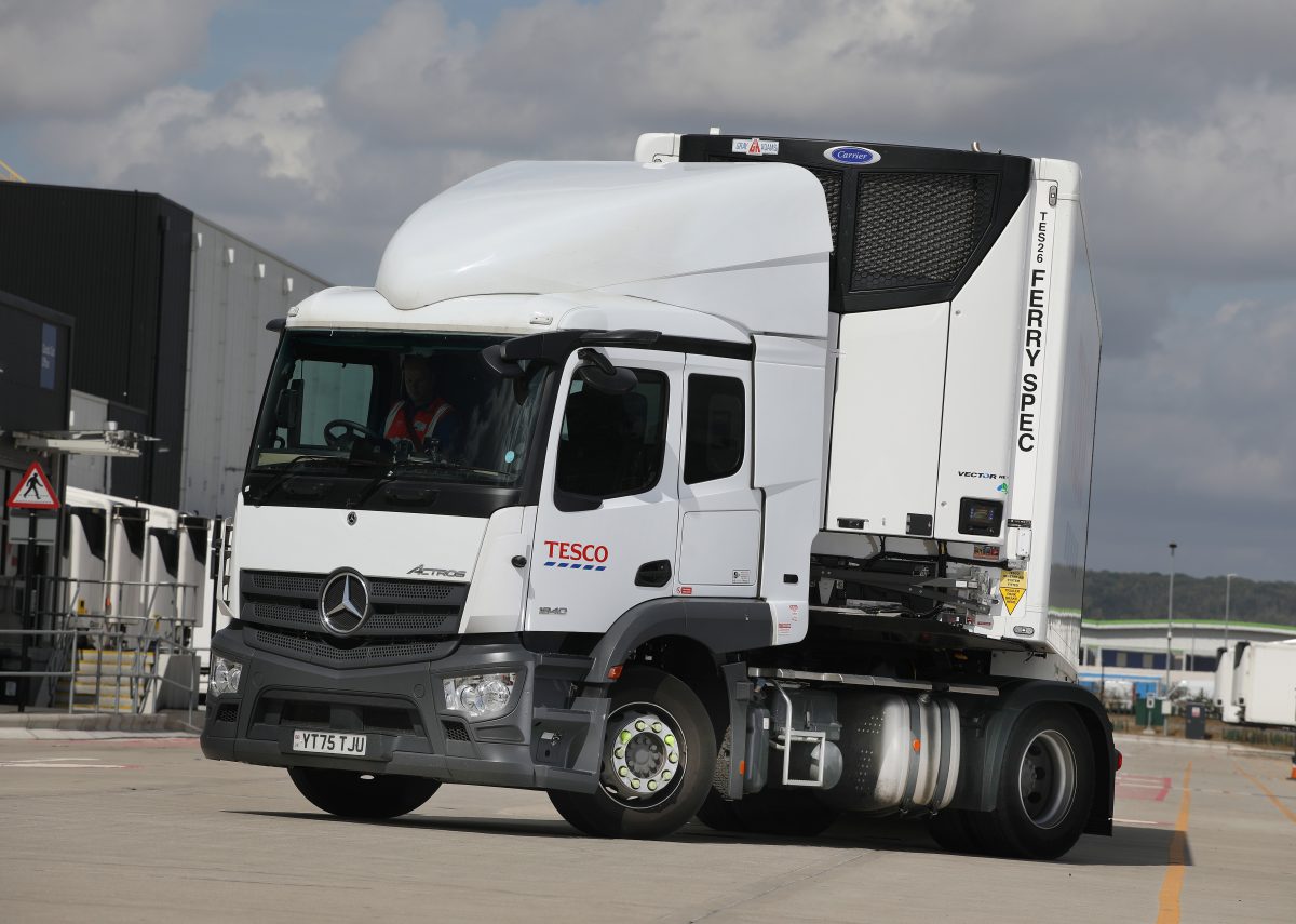 Ultra-Low Trailer Refrigeration Tech for Tesco
